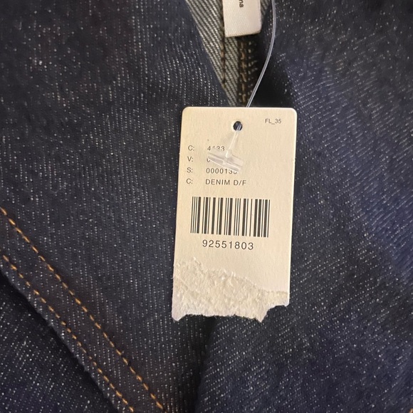 AVEC LES FILLES Tailored Double-Breasted Maxi, Denim Trench Coat, Sz. XS - Picture 12 of 16